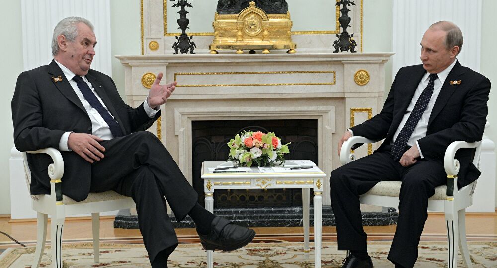 الرئيسان الروسي والتشيكي