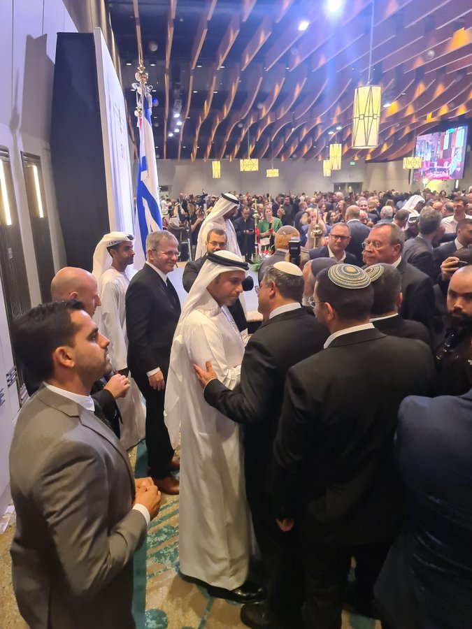 حفل السفارة الإماراتية في إسرائيل