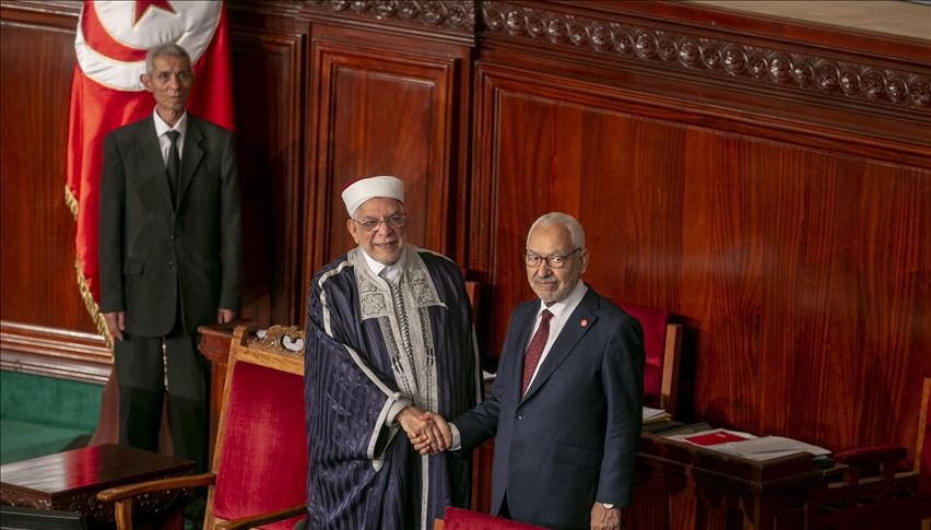 انتخاب راشد الغنوشي رئيسا للبرلمان التونسي